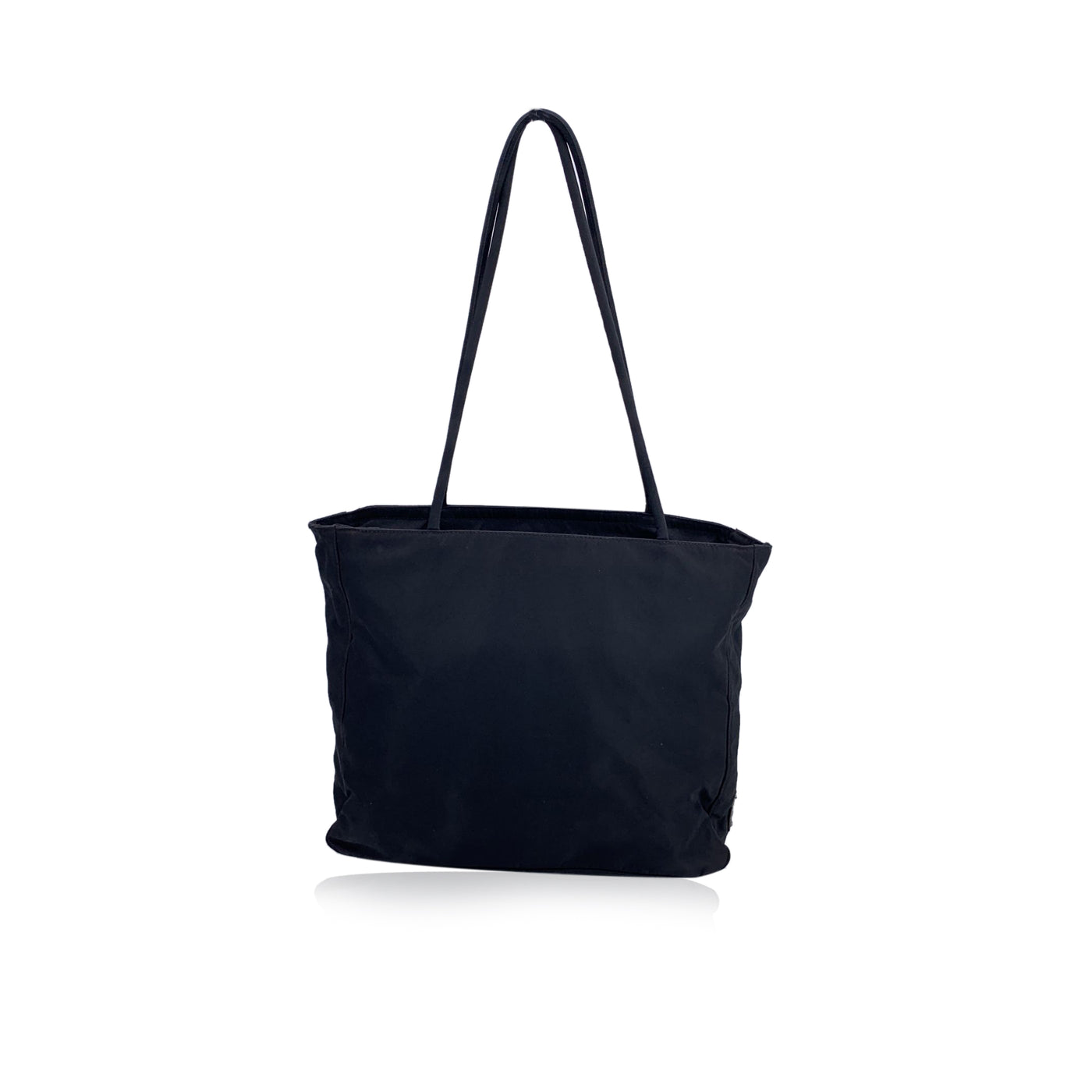 Prada Black Nylon Tessuto Tote Shoulder Bag