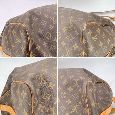 Louis Vuitton Monogram Canvas Keepall Bandouliere 55 Travel Bag