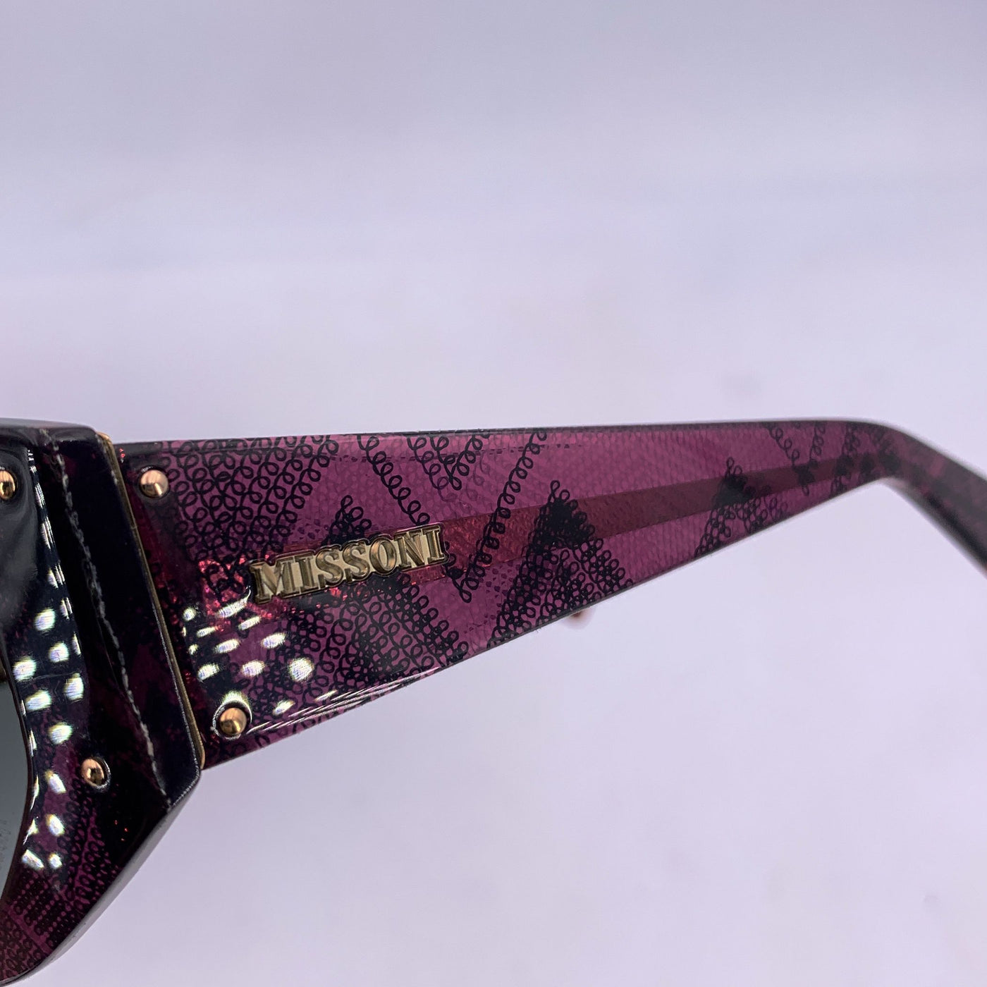 Missoni Purple Inlay Fabric MIS 0001/S EM5 Sunglasses 56/23 125 mm