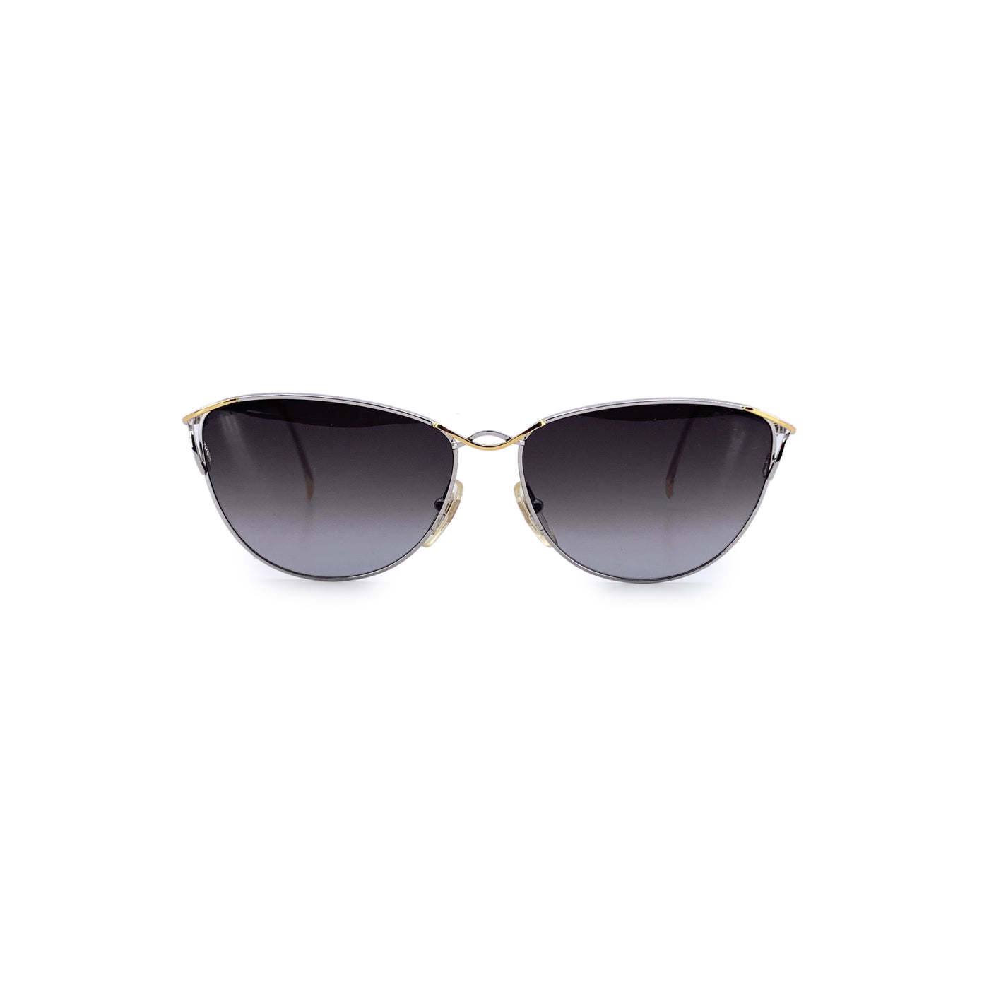 Fendi Vintage Silver Metal Sunglasses FV 144 58/16 135mm