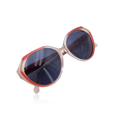 Yves Saint Laurent Vintage Red White Eole Sunglasses 56/16 140mm