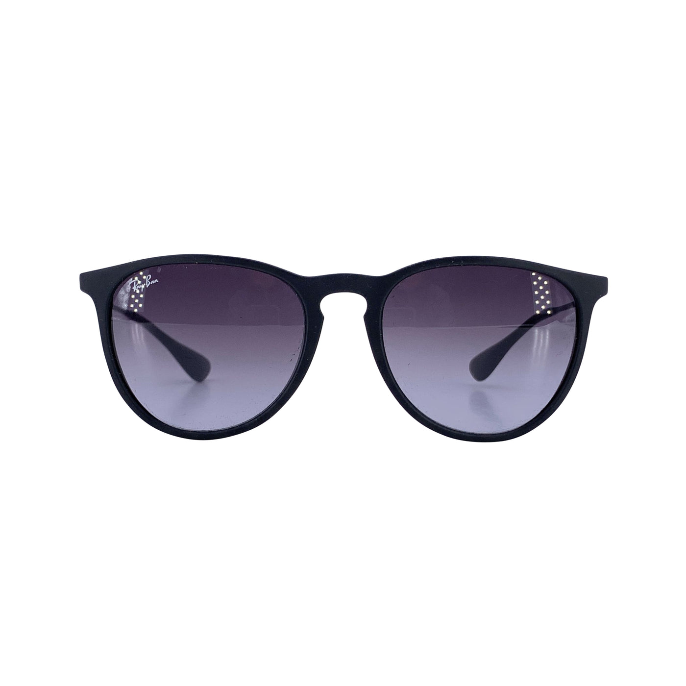 Ray-Ban Black Matte Rubber Unisex Sunglasses RB4171 Erika
