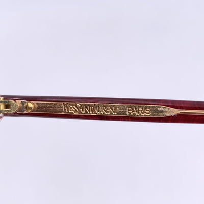 Yves Saint Laurent Vintage Burgundy Sunglasses ARION 56/14 140mm