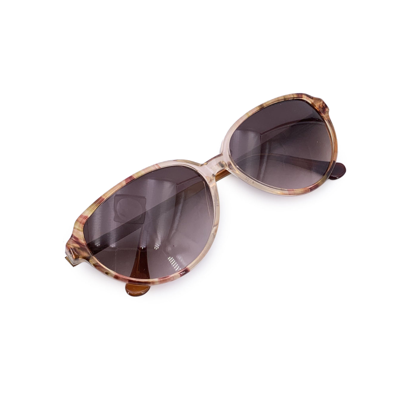 Gucci Vintage Clear Brown Sunglasses GG 2186 55/15 140mm