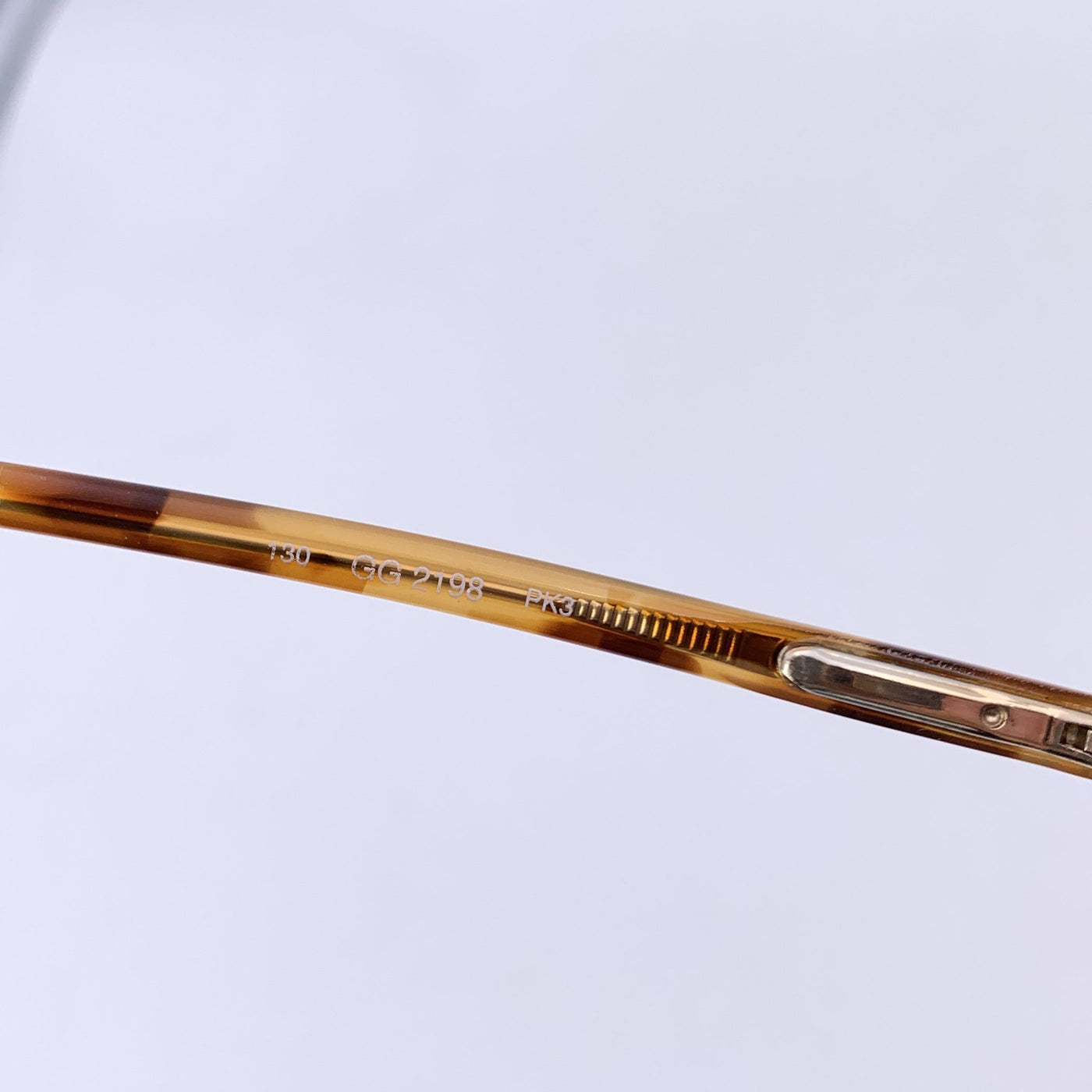 Gucci Vintage Brown Havana Sunglasses GG 2198 53/15 130mm
