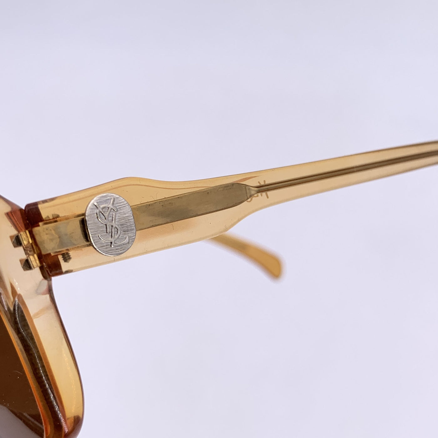 Yves Saint Laurent Vintage Brown Square Sunglasses ARMANDIA 52/18