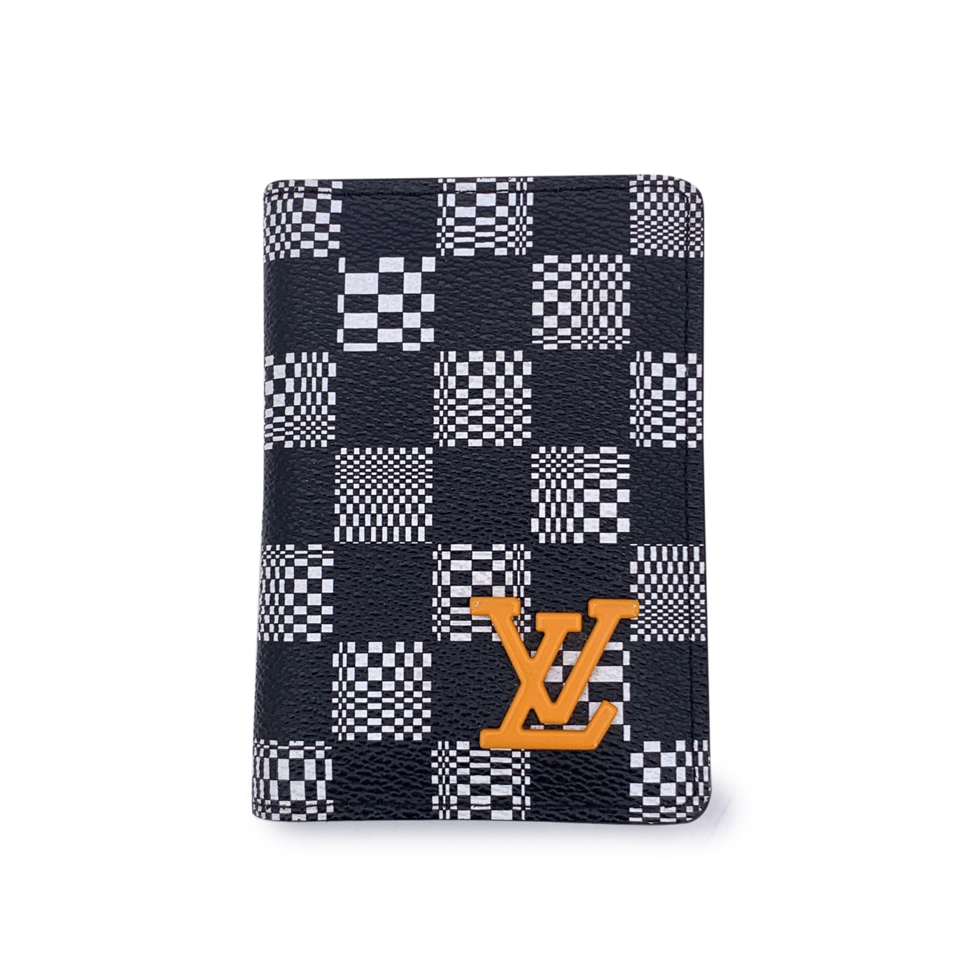 Louis Vuitton x Abloh Damier Distorted Card Holder Pocket Organizer