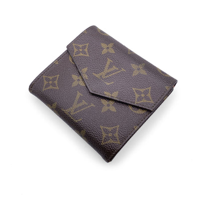 Louis Vuitton Vintage Monogram Compact Double Flap Wallet M61652