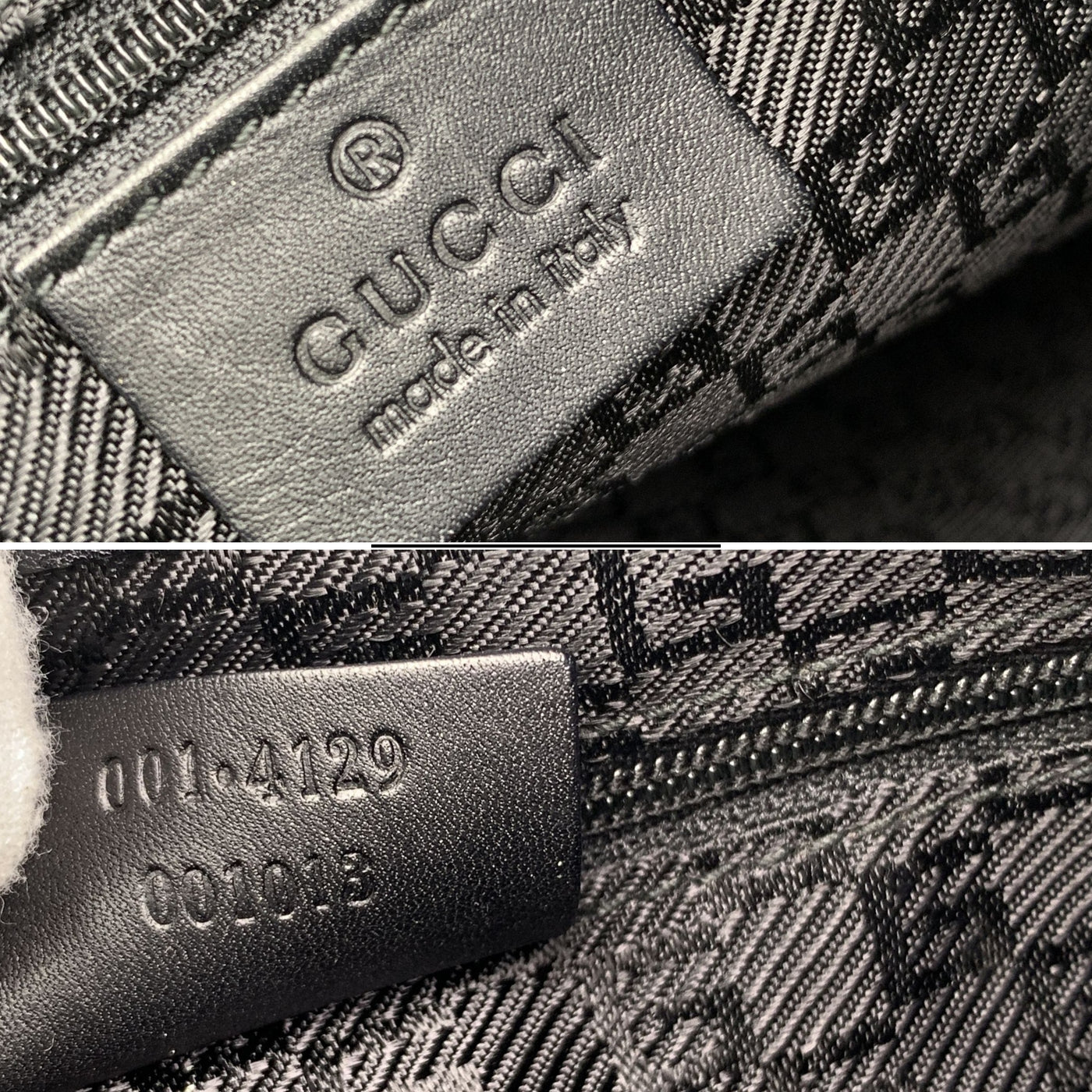 Gucci Black Suede and Leather Hobo Shoulder Bag