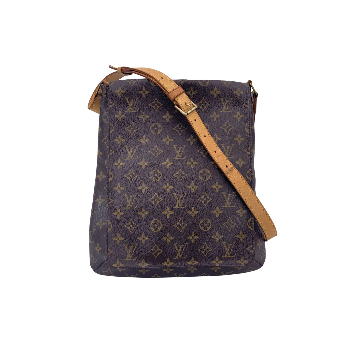 Louis Vuitton Vintage Monogram Canvas Musette Flap Messenger Bag