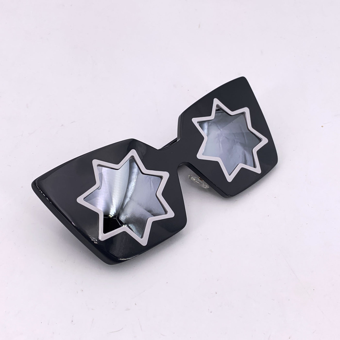 Markus Lupfer by Linda Farrow Black Star Mirrored ML/10/5 Sunglasses