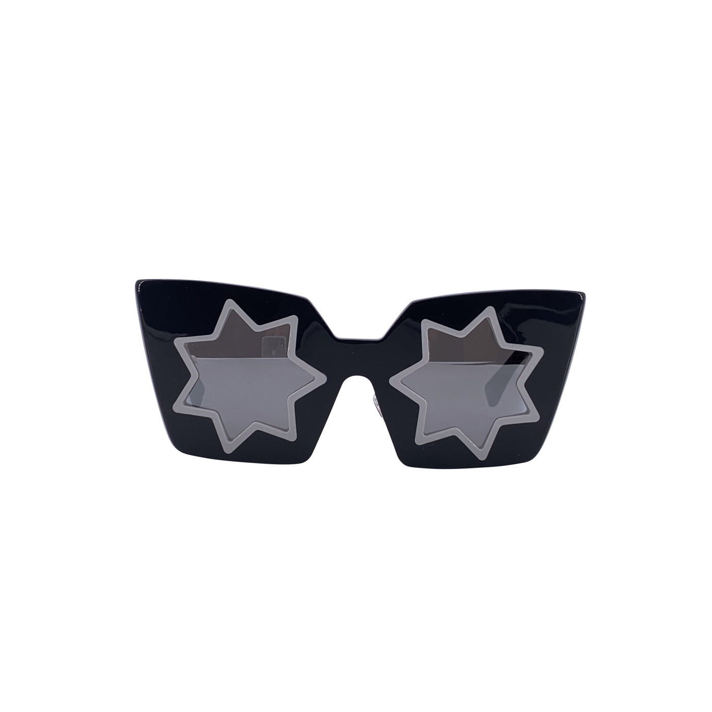 Markus Lupfer by Linda Farrow Black Star Mirrored ML/10/5 Sunglasses