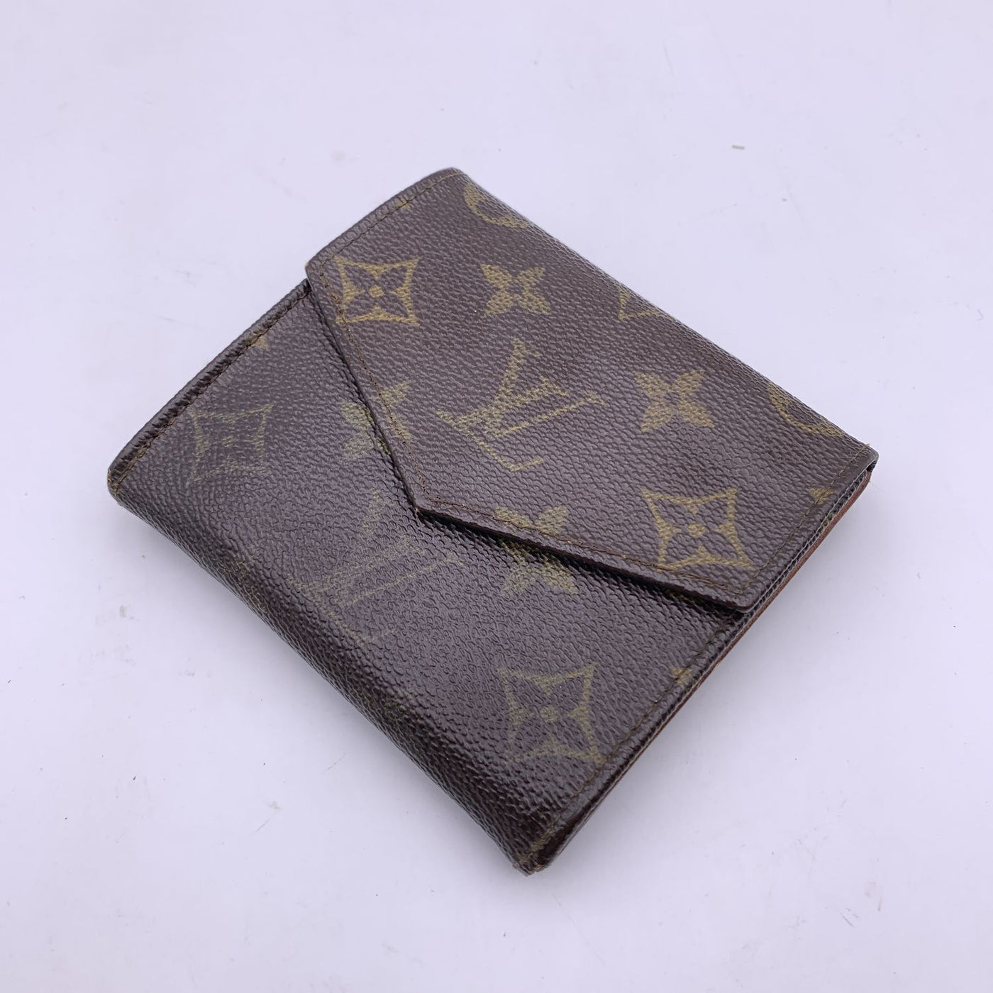 Louis Vuitton Vintage Monogram Double Flap Wallet Compact M61652