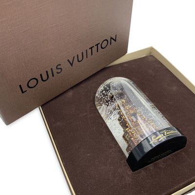 Louis Vuitton Rare Snow Globe Suitcase Eiffel Tower Home Decor