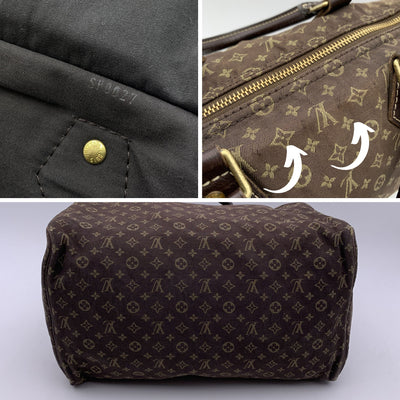 Louis Vuitton Brown Idylle Monogram Mini Lin Canvas Speedy 30 Bag