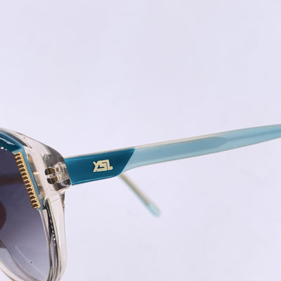 Yves Saint Laurent Vintage Turquoise Acetate Sunglasses ANTEE 56/14
