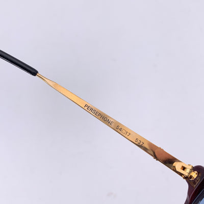 Yves Saint Laurent Vintage Burgundy Sunglasses PERSEPHONE 54/17 130mm