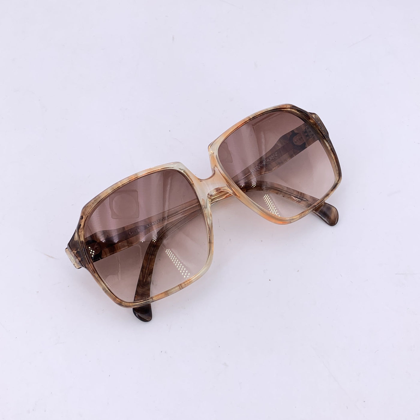 Yves Saint Laurent Vintage Brown Gradient Sunglasses ARMANDIA 52/18