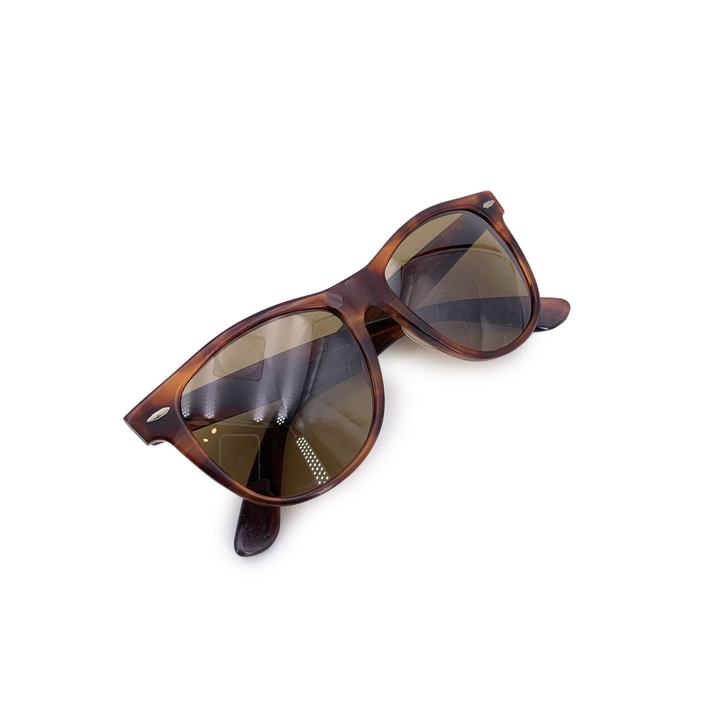 Ray-Ban B&L Brown Acetate Wayfarer II Sunglasses 53/14 140 mm