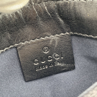 Gucci Black Monogram Canvas Half Moon Belt Waist Bag