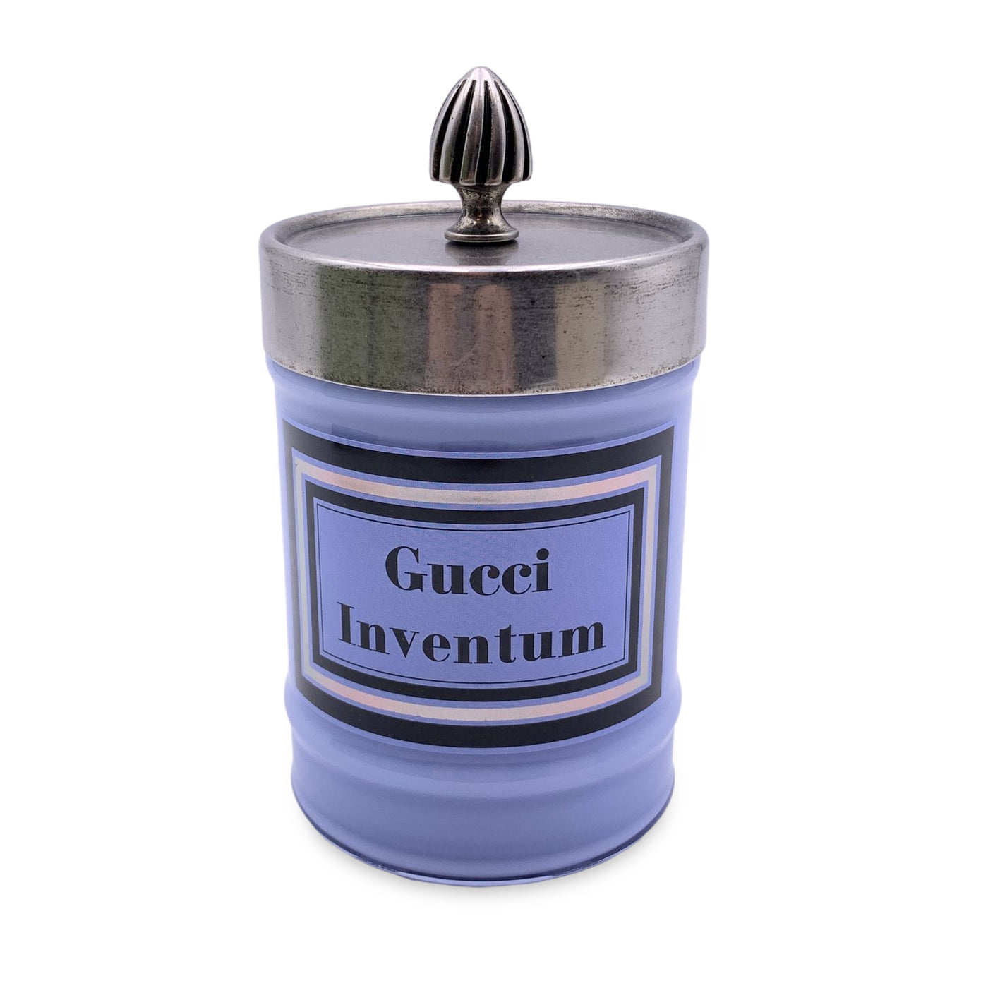 Gucci Inventum Scented Candle Light Blue Murano Glass Jar