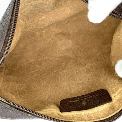 Gucci Vintage Beige GG Monogram Canvas Messenger Crossbody Bag