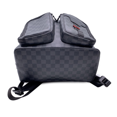 Louis Vuitton Damier Graphite Canvas Utility Backpack Shoulder Bag