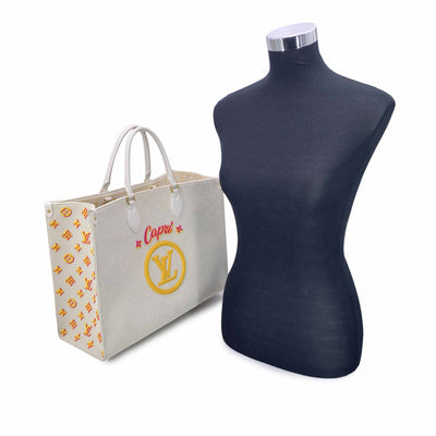 Louis Vuitton Limited Ed Monogram Capri OnTheGo GM Tote Bag