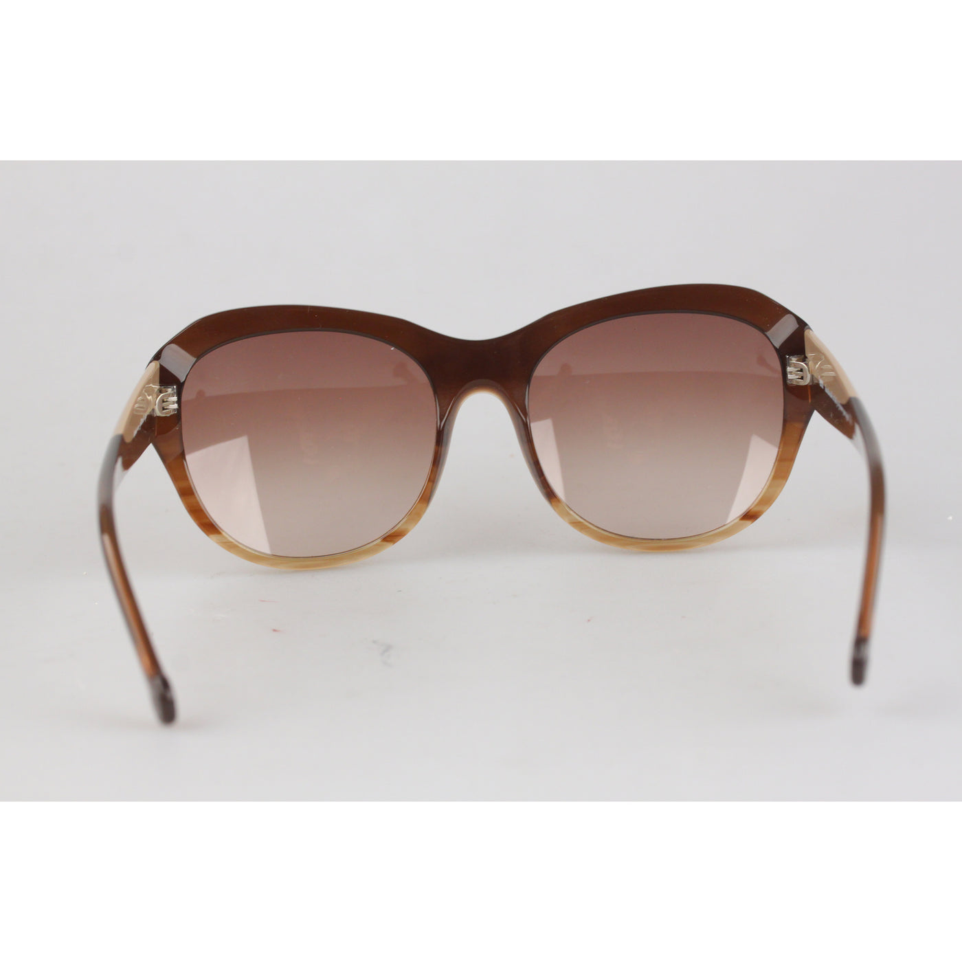 EM Brown Sunglasses Handmade in Italy Oversize Mod. Lucia 02 58mm