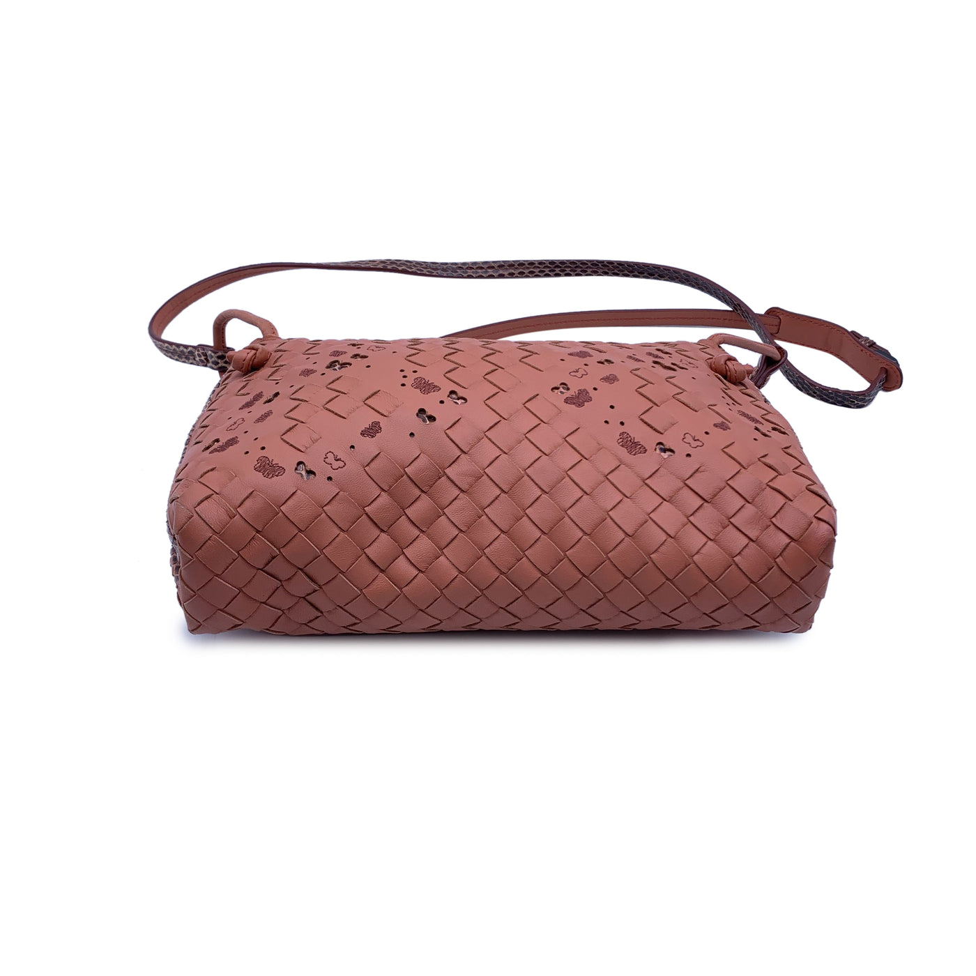 Bottega Veneta Intrecciato Woven Butterfly Nodini Crossbody Bag