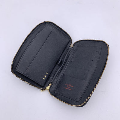 Louis Vuitton Black Epi Leather Geode Organizer Zippy Wallet