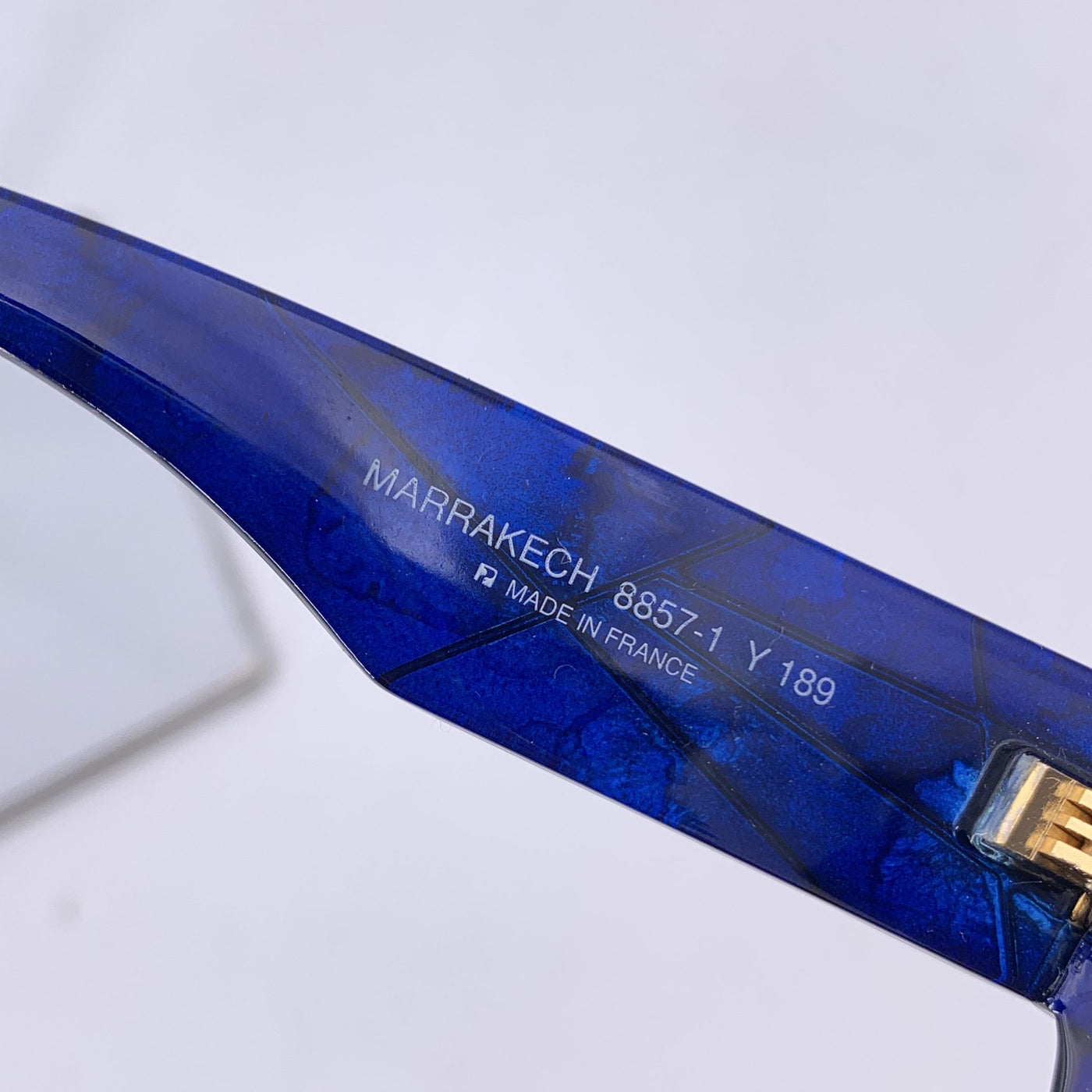 Yves Saint Laurent Vintage Blue Marrakech Sunglasses 58/12 140mm