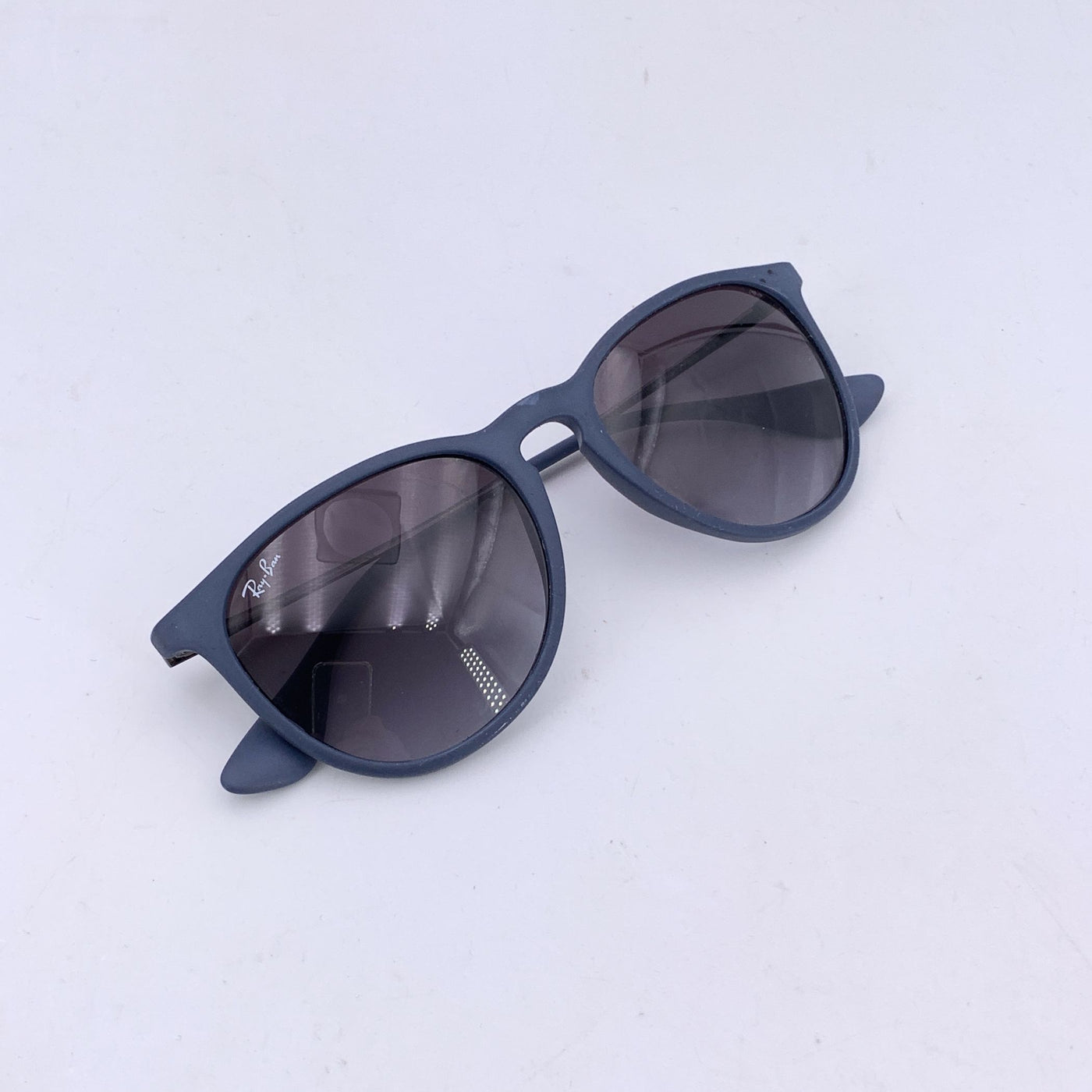 Ray-Ban Blue Matte Rubber Unisex Sunglasses RB4171 Erika