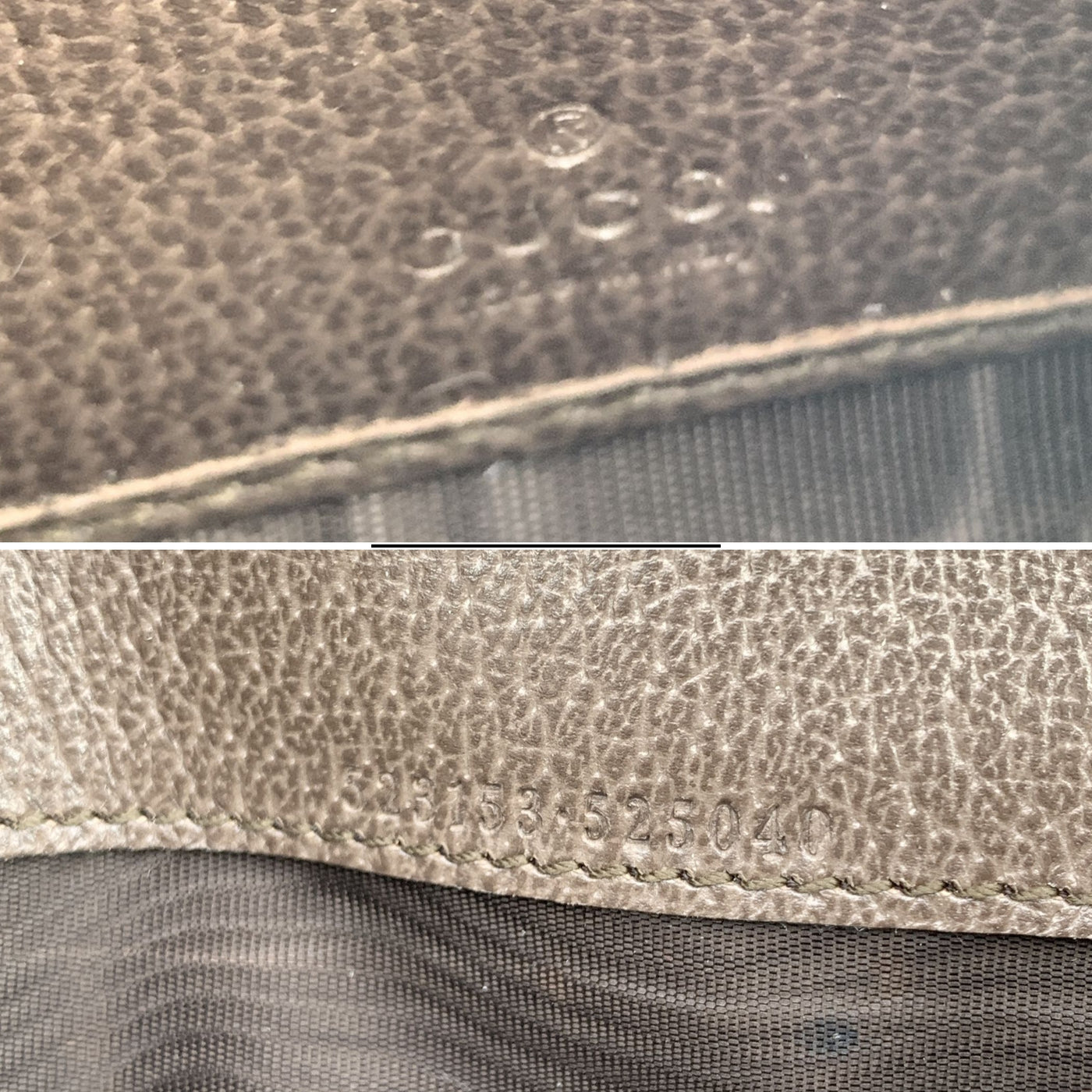 Gucci Monogram Supreme Canvas Ophidia Long Flap Wallet Coin Purse