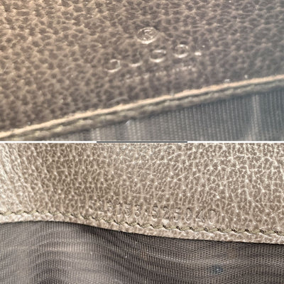 Gucci Monogram Supreme Canvas Ophidia Long Flap Wallet Coin Purse