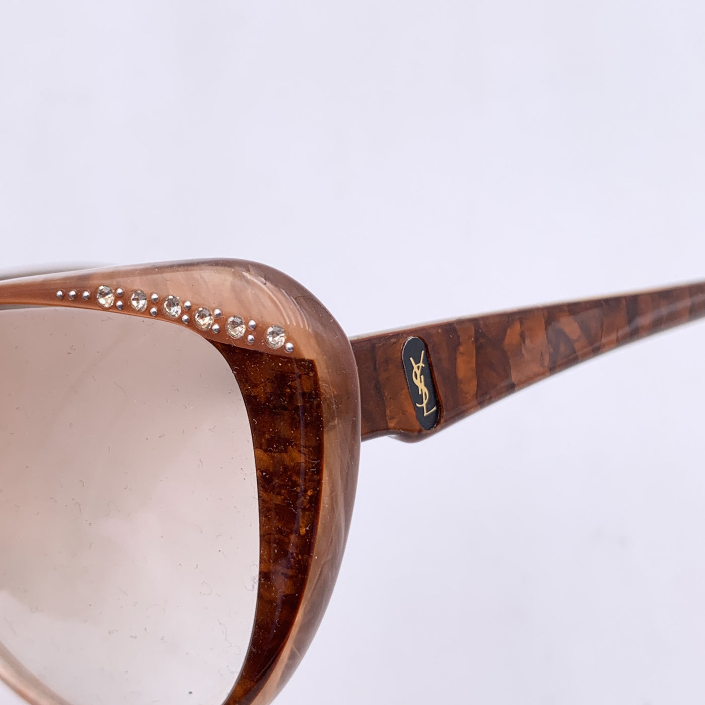 Yves Saint Laurent Vintage Cat Eye Sunglasses 8704 PO 74 50/20 125mm