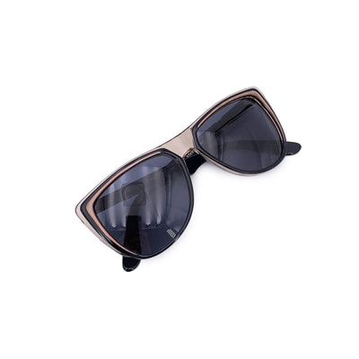 Yves Saint Laurent Vintage Black Beige Sunglasses EGYPTOS 55/15 135mm