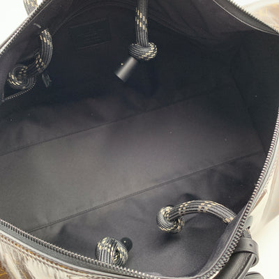 Louis Vuitton Monogram Glaze Keepall 50 Bandouliere Bag M43899 Black