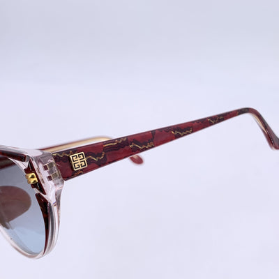Givenchy Vintage Clear and Red Sunglasses G 017 57/13 135mm