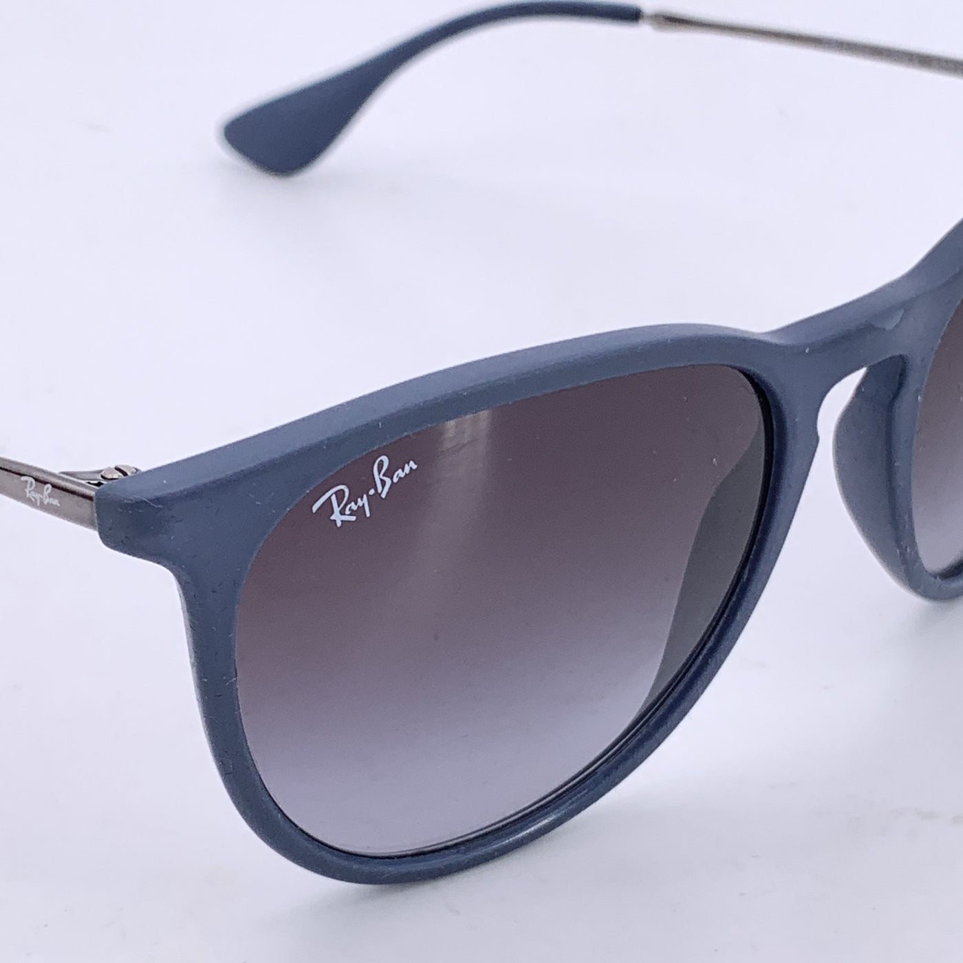 Ray-Ban Blue Matte Rubber Unisex Sunglasses RB4171 Erika