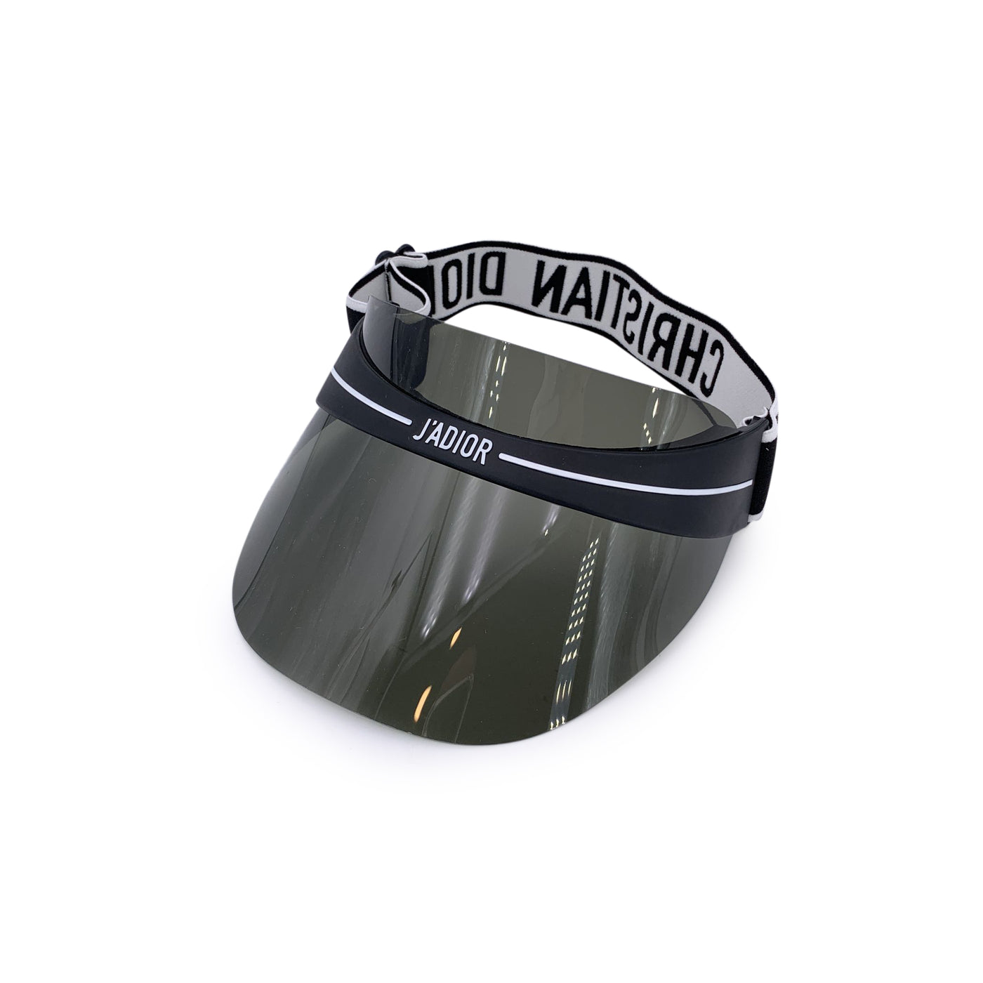 Christian Dior Black and White DiorClub1 0H3 Adjustable Visor Hat