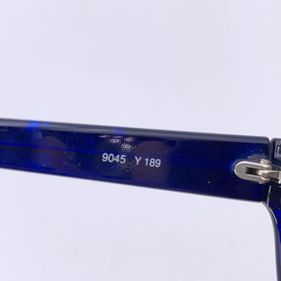 Yves Saint Laurent Vintage Blue Gold Sunglasses 9045 60/15 135mm