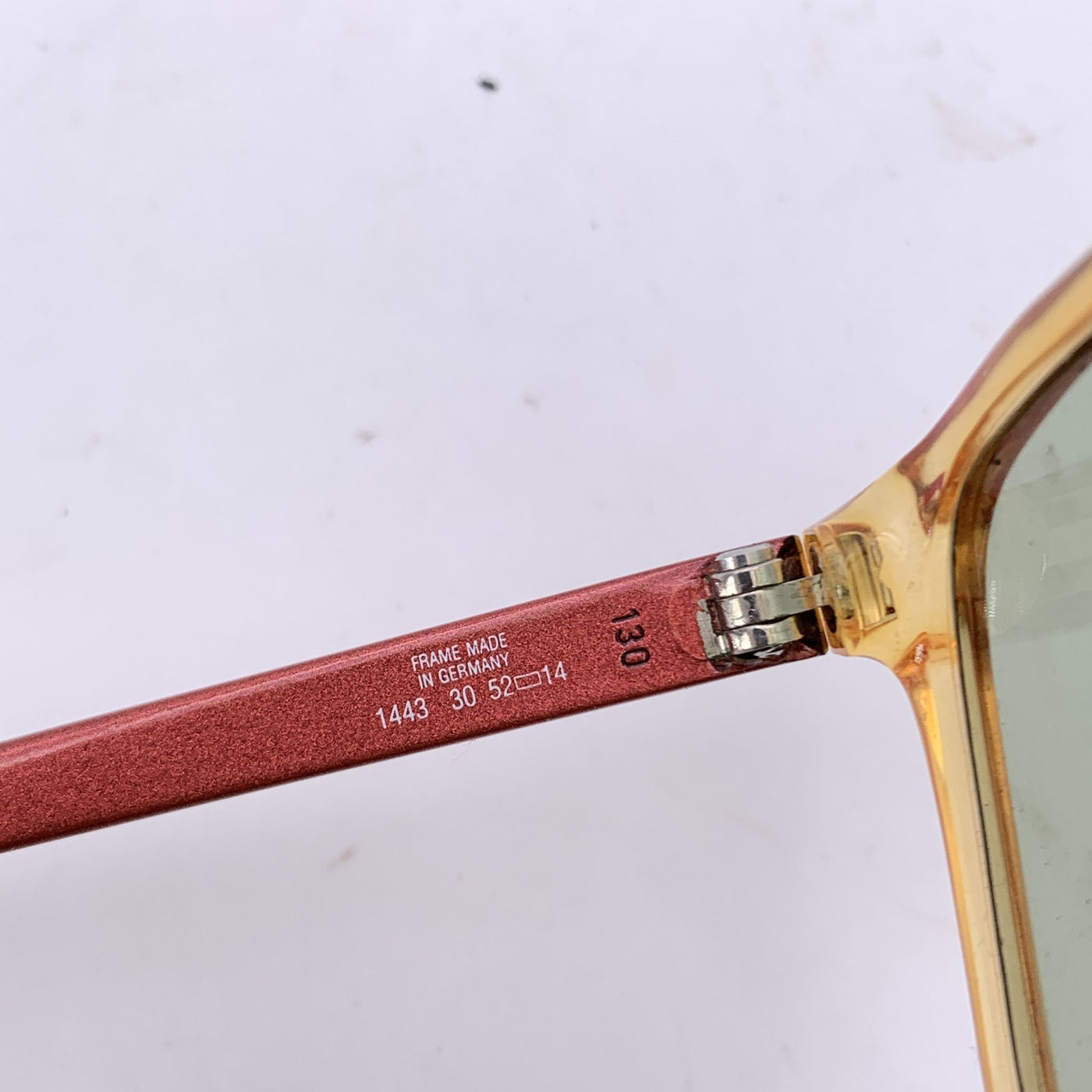 VIENNALINE Vintage Yellow Sunglasses 1443 52/14 130mm