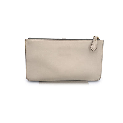 Fendi Multicolor Leather Monster Zip Pochette Pouch with Studs
