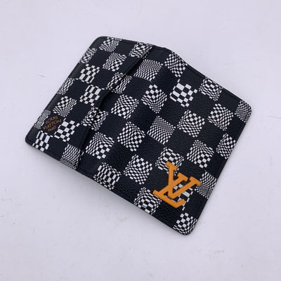 Louis Vuitton x Abloh Damier Distorted Card Holder Pocket Organizer