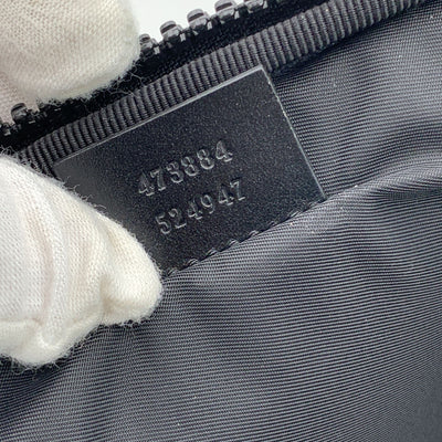 Gucci Black Nylon L'Aveugle Par Amour Laptop Computer Case