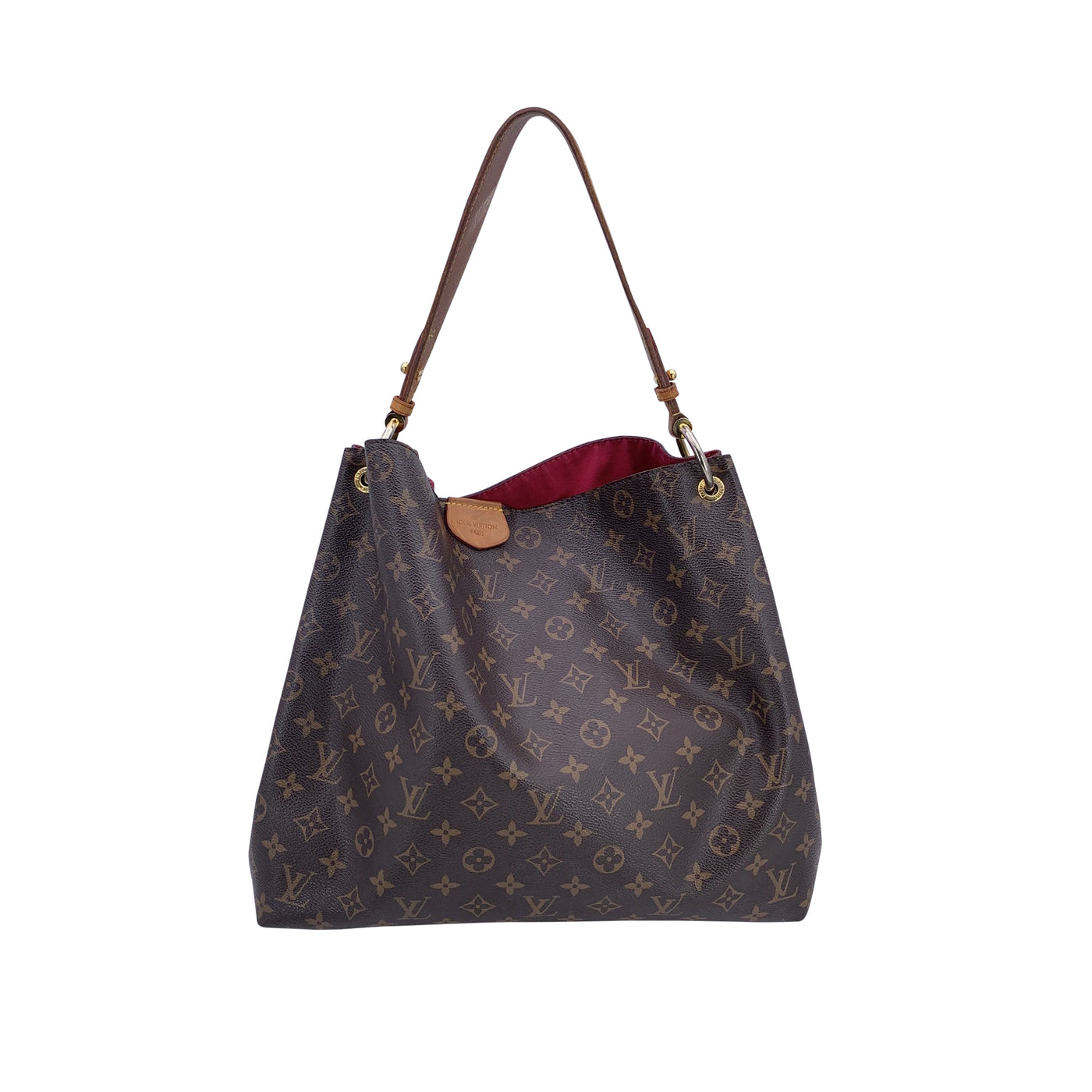 Louis Vuitton Monogram Canvas Graceful PM Shoulder Hobo Bag Tote