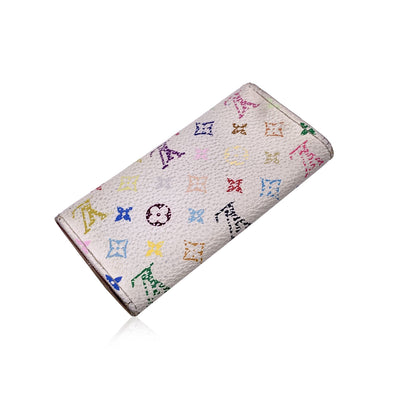 Louis Vuitton White Murakami Multicolor Multicles 4 Key Case Holder