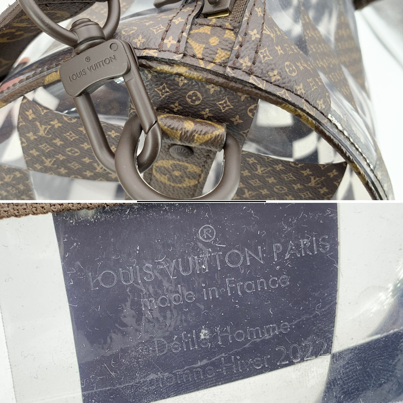 Louis Vuitton Monogram Chess Keepall Bandouliere 50 Duffle Bag