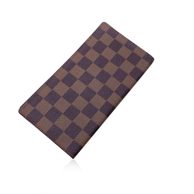 Louis Vuitton Vintage Damier Ebene Canvas Long Bifold Wallet